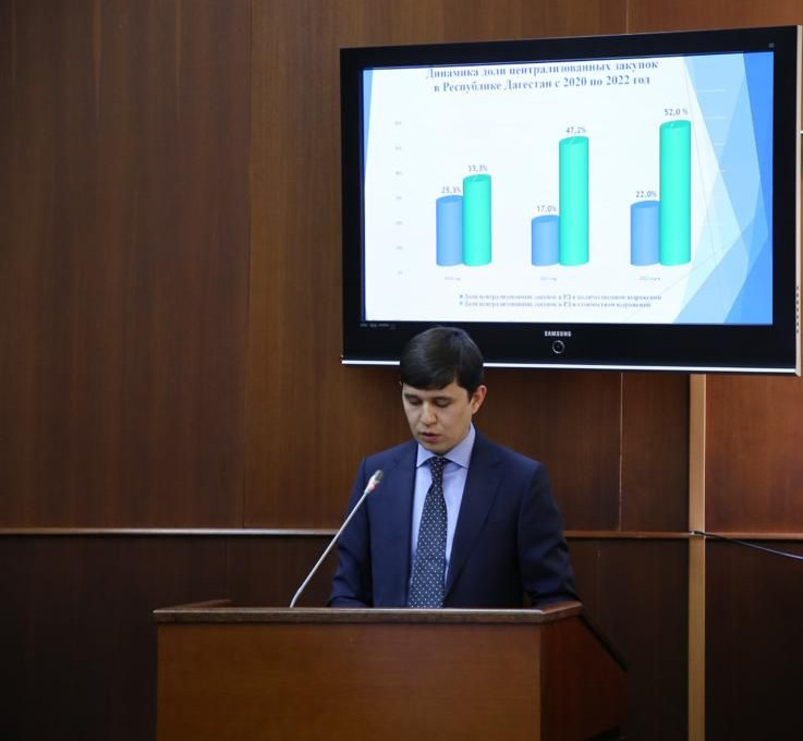28 апреля 2023 года в Правительственном зале Национальной библиотеки Республики Дагестан им. Р. Гамзатова состоялось расширенное заседание Коллегии по государственным закупкам Республики Дагестан